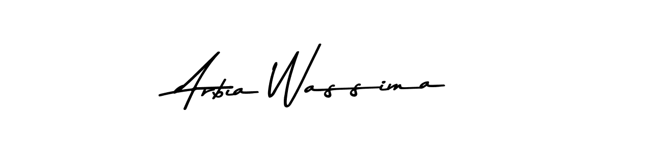 How to make Arbia Wassima signature? Asem Kandis PERSONAL USE is a professional autograph style. Create handwritten signature for Arbia Wassima name. Arbia Wassima signature style 9 images and pictures png