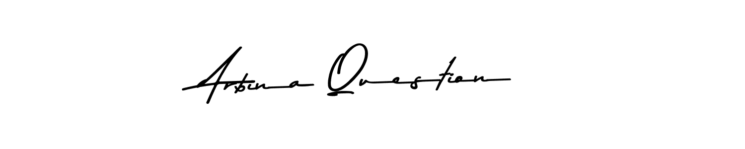You can use this online signature creator to create a handwritten signature for the name Arbina Question. This is the best online autograph maker. Arbina Question signature style 9 images and pictures png