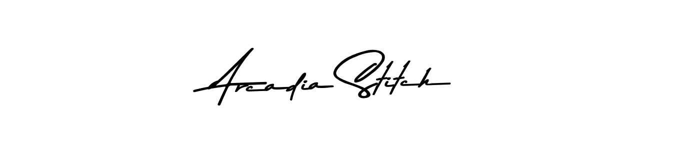 Design your own signature with our free online signature maker. With this signature software, you can create a handwritten (Asem Kandis PERSONAL USE) signature for name Arcadia Stitch. Arcadia Stitch signature style 9 images and pictures png