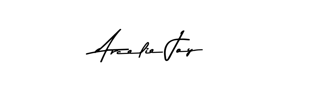 Arcelie Joy stylish signature style. Best Handwritten Sign (Asem Kandis PERSONAL USE) for my name. Handwritten Signature Collection Ideas for my name Arcelie Joy. Arcelie Joy signature style 9 images and pictures png