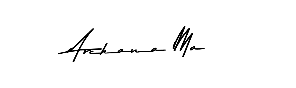 Use a signature maker to create a handwritten signature online. With this signature software, you can design (Asem Kandis PERSONAL USE) your own signature for name Archana Ma. Archana Ma signature style 9 images and pictures png