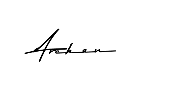 Similarly Asem Kandis PERSONAL USE is the best handwritten signature design. Signature creator online .You can use it as an online autograph creator for name Archen. Archen signature style 9 images and pictures png