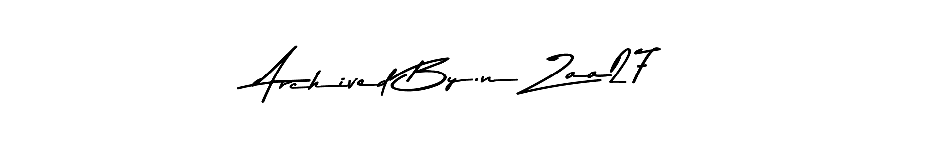 Also You can easily find your signature by using the search form. We will create Archived By.n Zaa27 name handwritten signature images for you free of cost using Asem Kandis PERSONAL USE sign style. Archived By.n Zaa27 signature style 9 images and pictures png