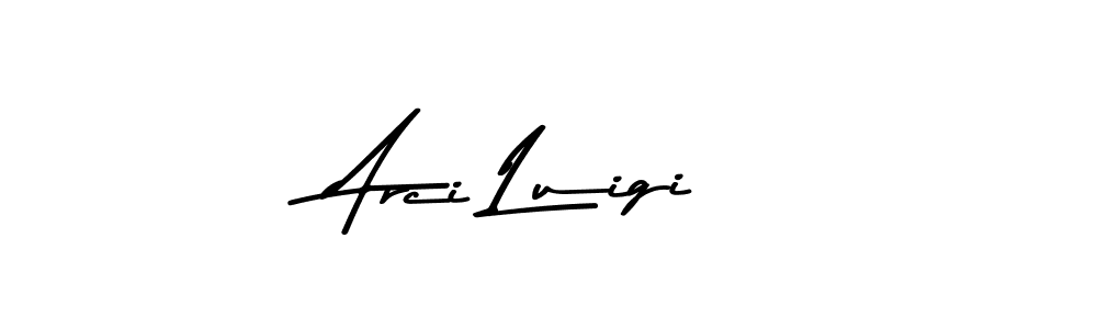 You should practise on your own different ways (Asem Kandis PERSONAL USE) to write your name (Arci Luigi) in signature. don't let someone else do it for you. Arci Luigi signature style 9 images and pictures png