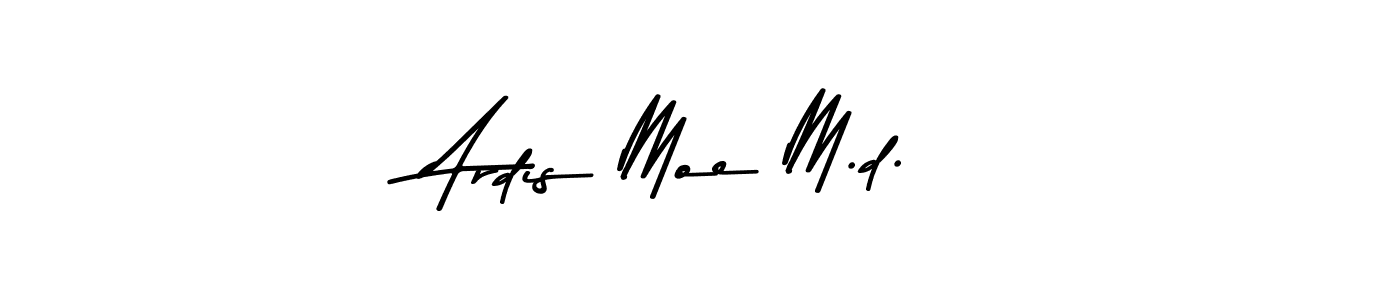 Ardis Moe M.d. stylish signature style. Best Handwritten Sign (Asem Kandis PERSONAL USE) for my name. Handwritten Signature Collection Ideas for my name Ardis Moe M.d.. Ardis Moe M.d. signature style 9 images and pictures png