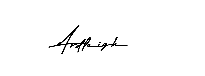 How to make Ardleigh name signature. Use Asem Kandis PERSONAL USE style for creating short signs online. This is the latest handwritten sign. Ardleigh signature style 9 images and pictures png