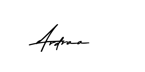 Create a beautiful signature design for name Ardraa. With this signature (Asem Kandis PERSONAL USE) fonts, you can make a handwritten signature for free. Ardraa signature style 9 images and pictures png