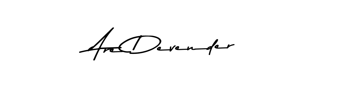 Make a beautiful signature design for name Are Devender. With this signature (Asem Kandis PERSONAL USE) style, you can create a handwritten signature for free. Are Devender signature style 9 images and pictures png