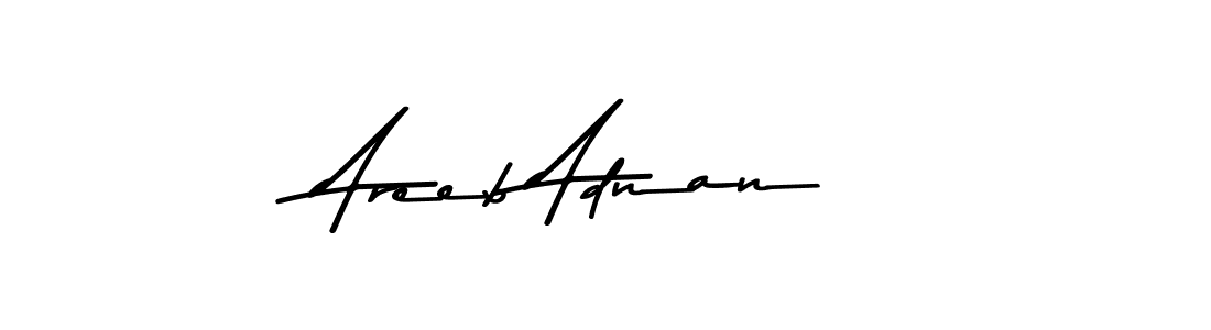 Also we have Areeb Adnan name is the best signature style. Create professional handwritten signature collection using Asem Kandis PERSONAL USE autograph style. Areeb Adnan signature style 9 images and pictures png