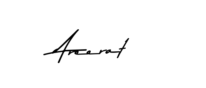 Use a signature maker to create a handwritten signature online. With this signature software, you can design (Asem Kandis PERSONAL USE) your own signature for name Areerat. Areerat signature style 9 images and pictures png