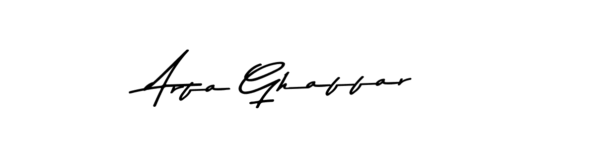 Make a short Arfa Ghaffar signature style. Manage your documents anywhere anytime using Asem Kandis PERSONAL USE. Create and add eSignatures, submit forms, share and send files easily. Arfa Ghaffar signature style 9 images and pictures png