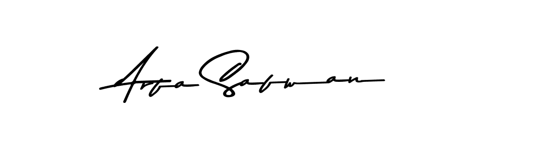 Design your own signature with our free online signature maker. With this signature software, you can create a handwritten (Asem Kandis PERSONAL USE) signature for name Arfa Safwan. Arfa Safwan signature style 9 images and pictures png