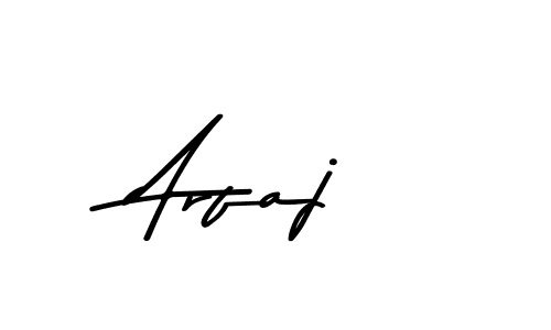 Make a beautiful signature design for name Arfaj. Use this online signature maker to create a handwritten signature for free. Arfaj signature style 9 images and pictures png