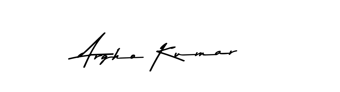 Similarly Asem Kandis PERSONAL USE is the best handwritten signature design. Signature creator online .You can use it as an online autograph creator for name Argho Kumar. Argho Kumar signature style 9 images and pictures png