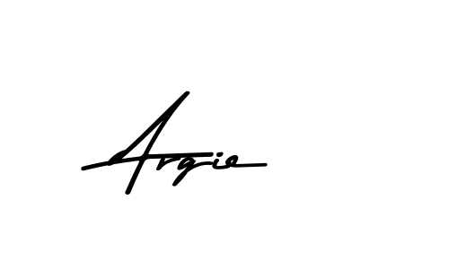 Create a beautiful signature design for name Argie. With this signature (Asem Kandis PERSONAL USE) fonts, you can make a handwritten signature for free. Argie signature style 9 images and pictures png
