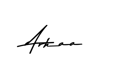 Design your own signature with our free online signature maker. With this signature software, you can create a handwritten (Asem Kandis PERSONAL USE) signature for name Arhaa. Arhaa signature style 9 images and pictures png