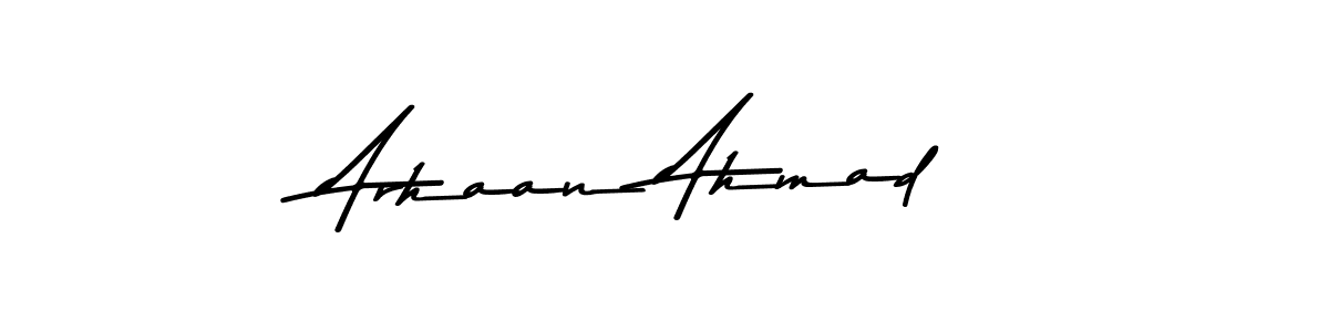 Similarly Asem Kandis PERSONAL USE is the best handwritten signature design. Signature creator online .You can use it as an online autograph creator for name Arhaan Ahmad. Arhaan Ahmad signature style 9 images and pictures png