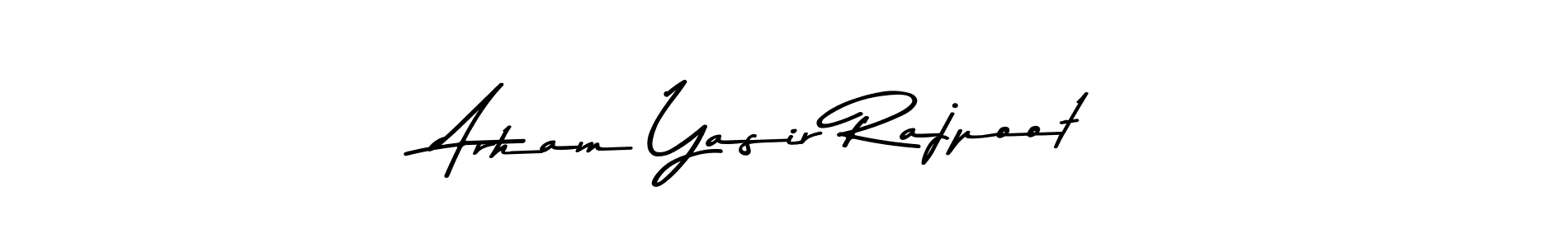 How to make Arham Yasir Rajpoot signature? Asem Kandis PERSONAL USE is a professional autograph style. Create handwritten signature for Arham Yasir Rajpoot name. Arham Yasir Rajpoot signature style 9 images and pictures png