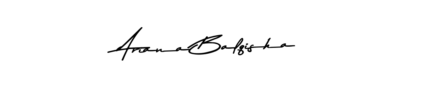 You can use this online signature creator to create a handwritten signature for the name Ariana Balqisha. This is the best online autograph maker. Ariana Balqisha signature style 9 images and pictures png