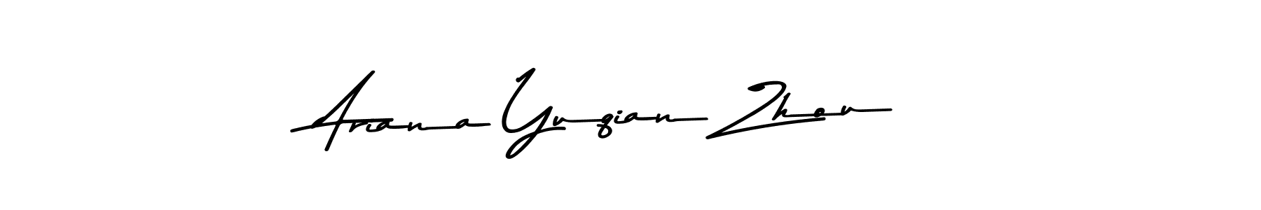 Use a signature maker to create a handwritten signature online. With this signature software, you can design (Asem Kandis PERSONAL USE) your own signature for name Ariana Yuqian Zhou. Ariana Yuqian Zhou signature style 9 images and pictures png