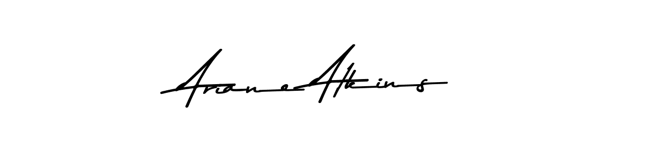 Make a beautiful signature design for name Ariane Atkins. Use this online signature maker to create a handwritten signature for free. Ariane Atkins signature style 9 images and pictures png