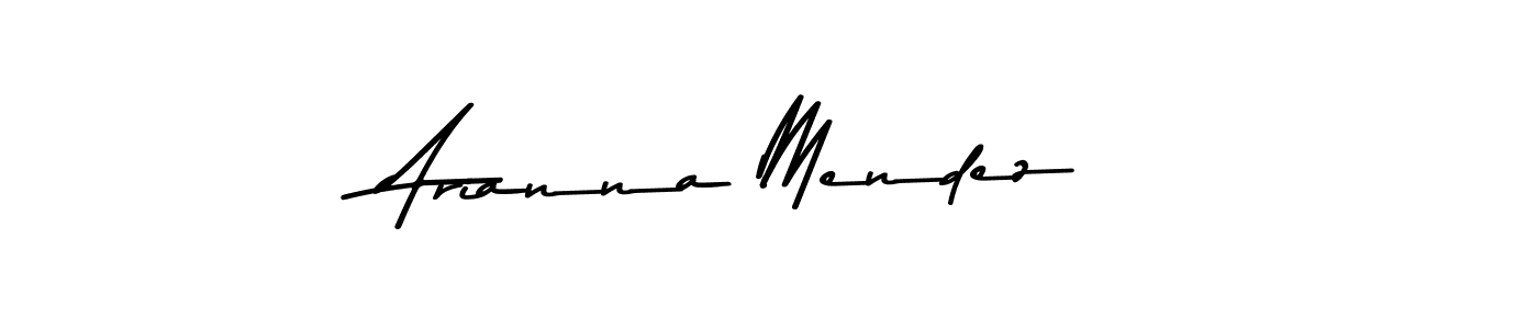 Here are the top 10 professional signature styles for the name Arianna Mendez. These are the best autograph styles you can use for your name. Arianna Mendez signature style 9 images and pictures png