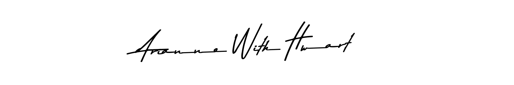 How to make Arianne With Hwart signature? Asem Kandis PERSONAL USE is a professional autograph style. Create handwritten signature for Arianne With Hwart name. Arianne With Hwart signature style 9 images and pictures png