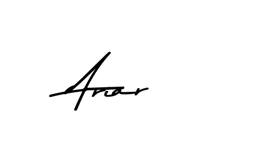 Design your own signature with our free online signature maker. With this signature software, you can create a handwritten (Asem Kandis PERSONAL USE) signature for name Ariar. Ariar signature style 9 images and pictures png