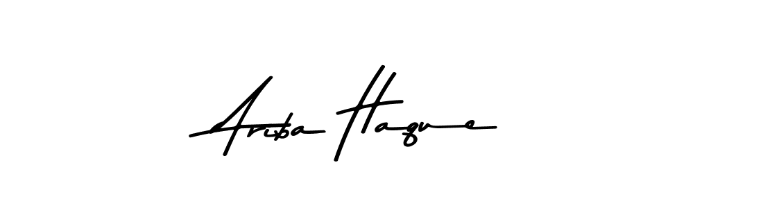 Ariba Haque stylish signature style. Best Handwritten Sign (Asem Kandis PERSONAL USE) for my name. Handwritten Signature Collection Ideas for my name Ariba Haque. Ariba Haque signature style 9 images and pictures png