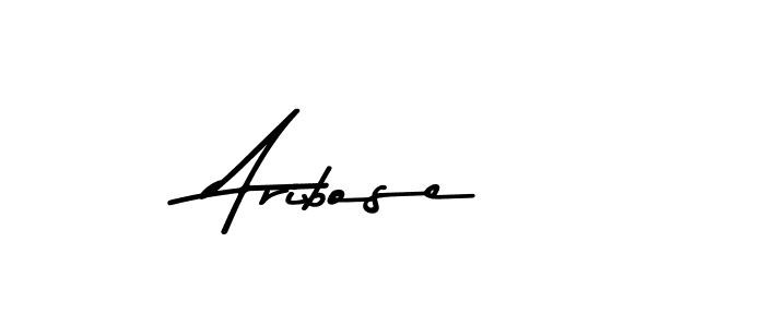 Design your own signature with our free online signature maker. With this signature software, you can create a handwritten (Asem Kandis PERSONAL USE) signature for name Aribose. Aribose signature style 9 images and pictures png