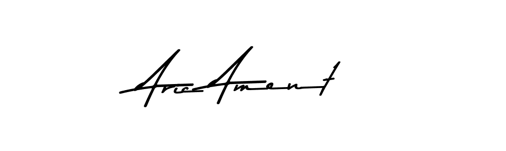 Create a beautiful signature design for name Aric Ament. With this signature (Asem Kandis PERSONAL USE) fonts, you can make a handwritten signature for free. Aric Ament signature style 9 images and pictures png