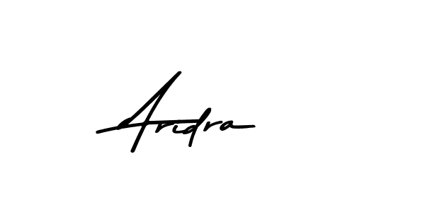 Use a signature maker to create a handwritten signature online. With this signature software, you can design (Asem Kandis PERSONAL USE) your own signature for name Aridra. Aridra signature style 9 images and pictures png