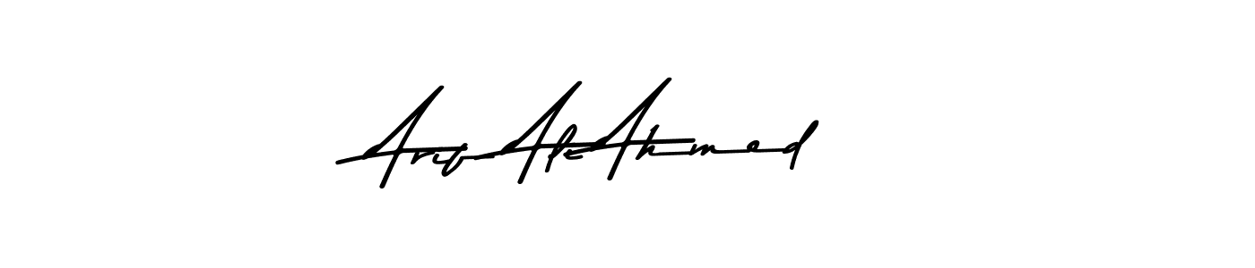 The best way (Asem Kandis PERSONAL USE) to make a short signature is to pick only two or three words in your name. The name Arif Ali Ahmed include a total of six letters. For converting this name. Arif Ali Ahmed signature style 9 images and pictures png