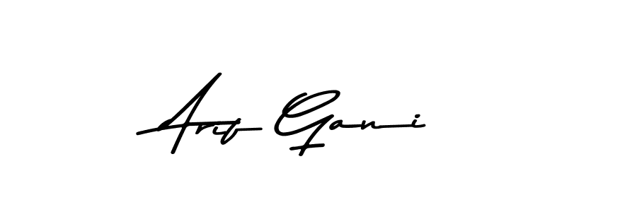 This is the best signature style for the Arif Gani name. Also you like these signature font (Asem Kandis PERSONAL USE). Mix name signature. Arif Gani signature style 9 images and pictures png