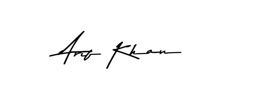 Use a signature maker to create a handwritten signature online. With this signature software, you can design (Asem Kandis PERSONAL USE) your own signature for name Arif Khan. Arif Khan signature style 9 images and pictures png