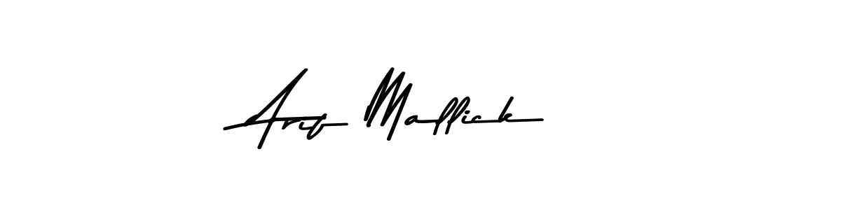 Make a beautiful signature design for name Arif Mallick. With this signature (Asem Kandis PERSONAL USE) style, you can create a handwritten signature for free. Arif Mallick signature style 9 images and pictures png