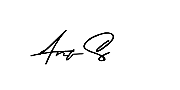 Arif S stylish signature style. Best Handwritten Sign (Asem Kandis PERSONAL USE) for my name. Handwritten Signature Collection Ideas for my name Arif S. Arif S signature style 9 images and pictures png