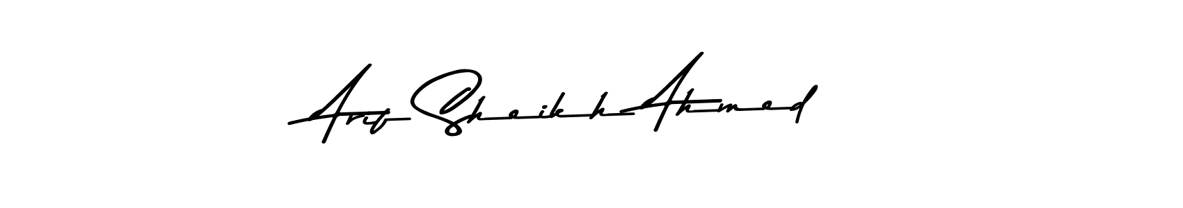 You should practise on your own different ways (Asem Kandis PERSONAL USE) to write your name (Arif Sheikh Ahmed) in signature. don't let someone else do it for you. Arif Sheikh Ahmed signature style 9 images and pictures png