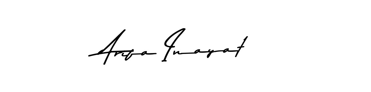 Make a short Arifa Inayat signature style. Manage your documents anywhere anytime using Asem Kandis PERSONAL USE. Create and add eSignatures, submit forms, share and send files easily. Arifa Inayat signature style 9 images and pictures png