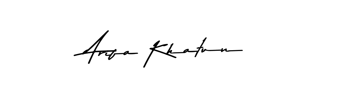 This is the best signature style for the Arifa Khatun name. Also you like these signature font (Asem Kandis PERSONAL USE). Mix name signature. Arifa Khatun signature style 9 images and pictures png