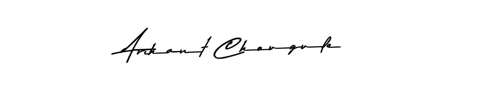 Design your own signature with our free online signature maker. With this signature software, you can create a handwritten (Asem Kandis PERSONAL USE) signature for name Arihant Chougule. Arihant Chougule signature style 9 images and pictures png