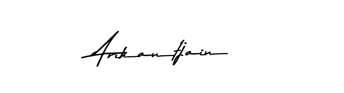 Also You can easily find your signature by using the search form. We will create Arihantjain name handwritten signature images for you free of cost using Asem Kandis PERSONAL USE sign style. Arihantjain signature style 9 images and pictures png