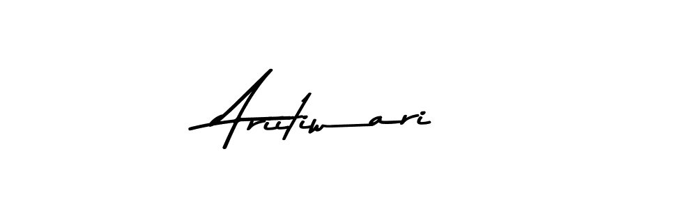 Design your own signature with our free online signature maker. With this signature software, you can create a handwritten (Asem Kandis PERSONAL USE) signature for name Ariitiwari. Ariitiwari signature style 9 images and pictures png
