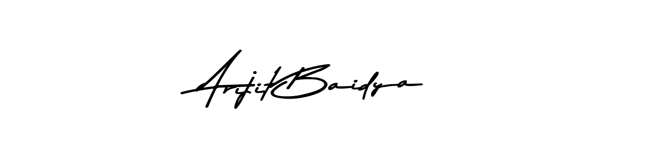 Arijit Baidya stylish signature style. Best Handwritten Sign (Asem Kandis PERSONAL USE) for my name. Handwritten Signature Collection Ideas for my name Arijit Baidya. Arijit Baidya signature style 9 images and pictures png