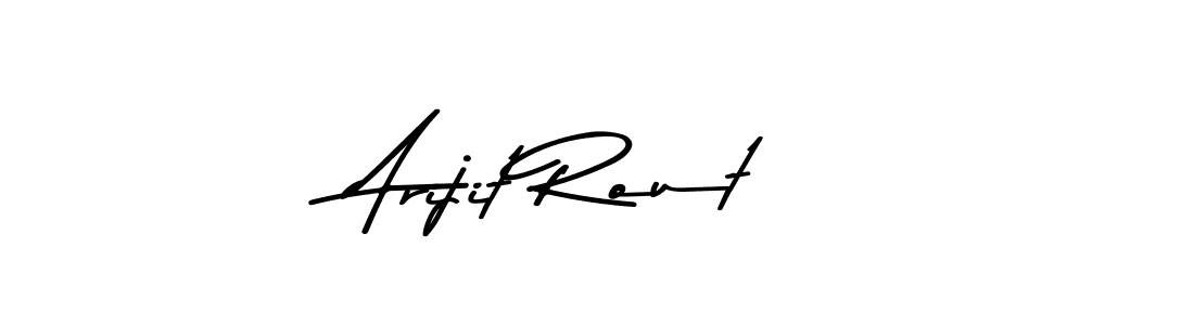 Arijit Rout stylish signature style. Best Handwritten Sign (Asem Kandis PERSONAL USE) for my name. Handwritten Signature Collection Ideas for my name Arijit Rout. Arijit Rout signature style 9 images and pictures png