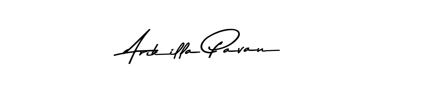 Create a beautiful signature design for name Arikilla Pavan. With this signature (Asem Kandis PERSONAL USE) fonts, you can make a handwritten signature for free. Arikilla Pavan signature style 9 images and pictures png