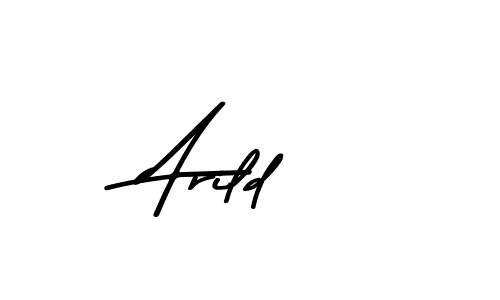 You should practise on your own different ways (Asem Kandis PERSONAL USE) to write your name (Arild) in signature. don't let someone else do it for you. Arild signature style 9 images and pictures png