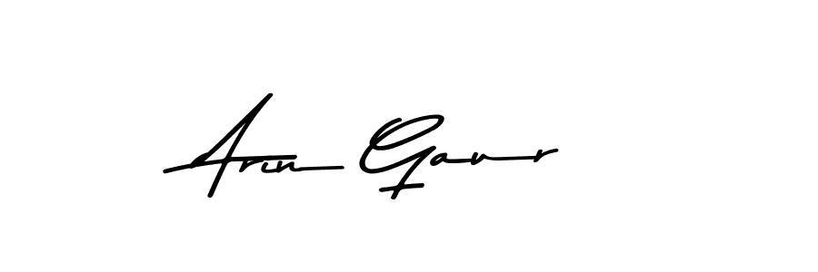 Use a signature maker to create a handwritten signature online. With this signature software, you can design (Asem Kandis PERSONAL USE) your own signature for name Arin Gaur. Arin Gaur signature style 9 images and pictures png