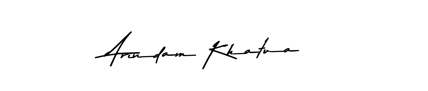 How to make Arindam Khatua signature? Asem Kandis PERSONAL USE is a professional autograph style. Create handwritten signature for Arindam Khatua name. Arindam Khatua signature style 9 images and pictures png