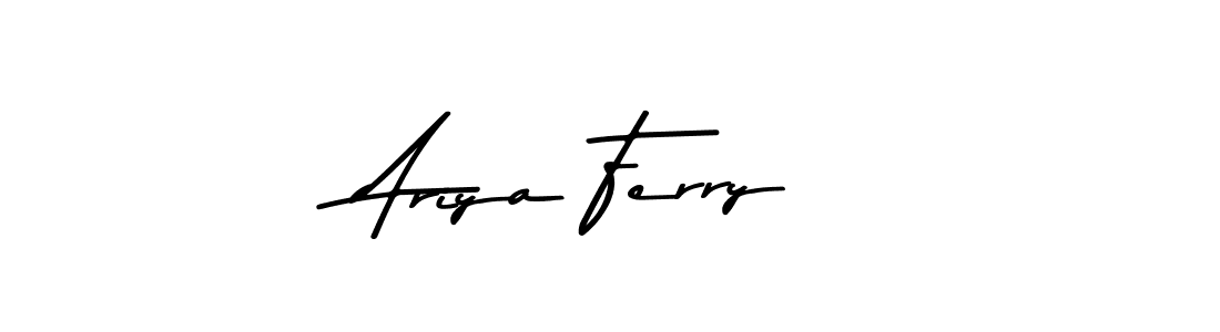 Design your own signature with our free online signature maker. With this signature software, you can create a handwritten (Asem Kandis PERSONAL USE) signature for name Ariya Ferry. Ariya Ferry signature style 9 images and pictures png